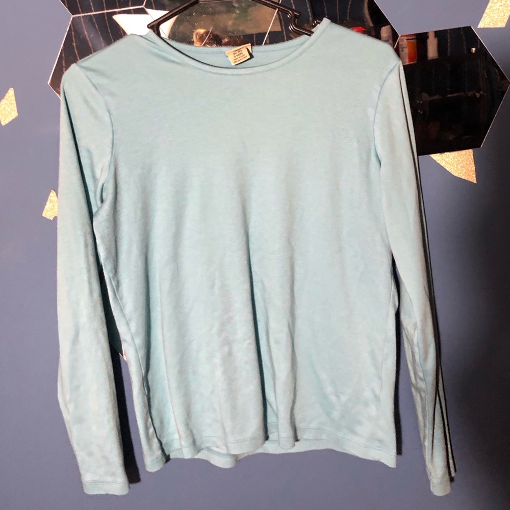 L.L. Bean Long Sleeved Blue Tee